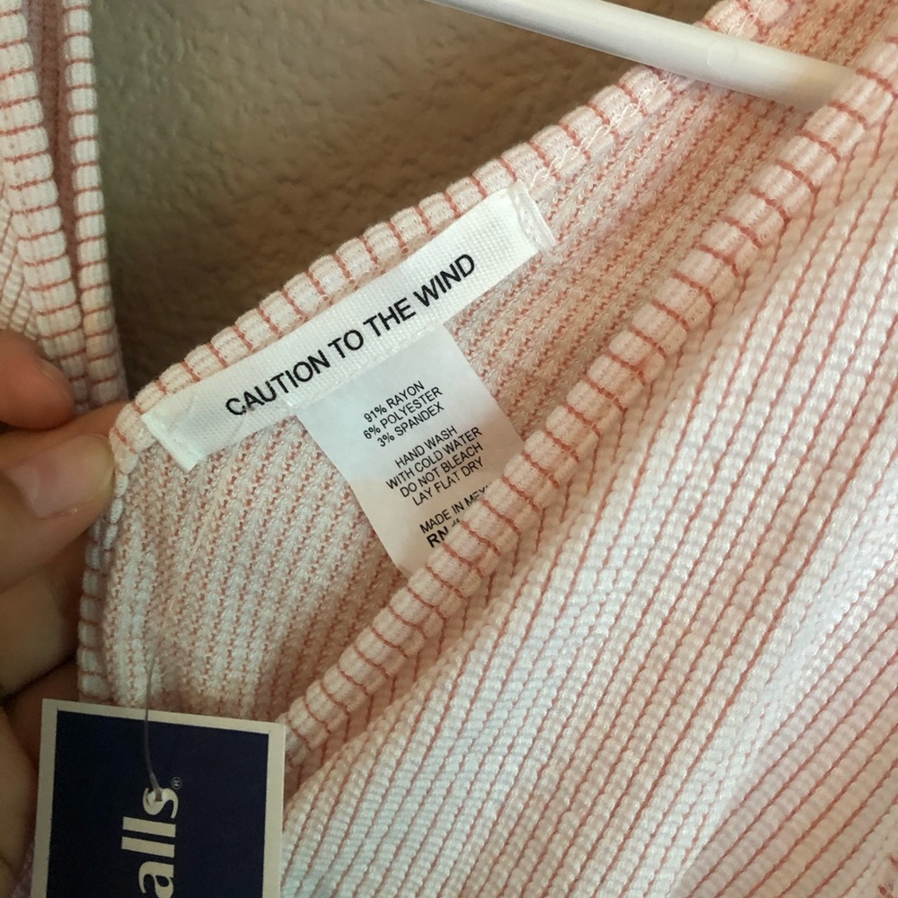 Pink Striped Tank Top - Picture 3 of 3